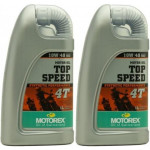 MOTOREX 4T Top Speed SAE 10W-40 Motorrad Motoröl 2x 1l = 2 Liter