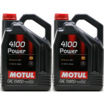 Motul 4100 Power 15W-50 Motoröl 2x 5 = 10 Liter