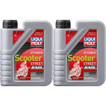 Liqui Moly 1053 Motorbike 2T Synth Scooter Street Race 2x 1l = 2 Liter