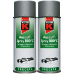 Auto-K Special Auspuffspray 800°C silber, 2x 400 Milliliter