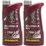 MANNOL Maxpower 4x4 75W-140 API GL 5 LS 2x 1l = 2 Liter