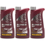 MANNOL Maxpower 4x4 75W-140 API GL 5 LS 3x 1l = 3 Liter