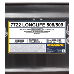 MANNOL 7722 0W-20 Longlife 508.00/ 509.00 Motoröl 208l Fass