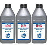 Liqui Moly 21162 Bremsflüssigkeit DOT 5.1 3x 1l = 3 Liter