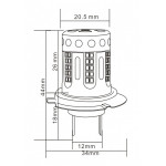 S9 LED 100% Canbus Birne Lampe H7 PX26D 1950 Lumen