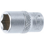 BGS Steckschlüssel-Einsatz Sechskant | Antrieb Innenvierkant 6,3 mm (1/4
