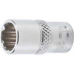 BGS Steckschlüssel-Einsatz Zwölfkant | Antrieb Innenvierkant 6,3 mm (1/4