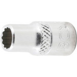 BGS Steckschlüssel-Einsatz Zwölfkant | Antrieb Innenvierkant 6,3 mm (1/4