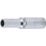 BGS Steckschlüssel-Einsatz Zwölfkant, tief | Antrieb Innenvierkant 6,3 mm (1/4