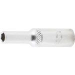 BGS Steckschlüssel-Einsatz Sechskant, tief | Antrieb Innenvierkant 6,3 mm (1/4