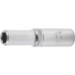 BGS Steckschlüssel-Einsatz Sechskant, tief | Antrieb Innenvierkant 6,3 mm (1/4
