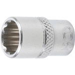 BGS Steckschlüssel-Einsatz Zwölfkant | Antrieb Innenvierkant 6,3 mm (1/4