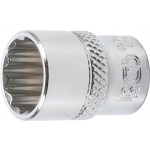 BGS Steckschlüssel-Einsatz Zwölfkant | Antrieb Innenvierkant 6,3 mm (1/4