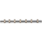 BGS Aufsteckschiene mit 7 Clips | 6,3 mm (1/4