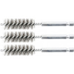 BGS Stahlbürste | 15 mm | Antrieb Außensechskant 6,3 mm (1/4