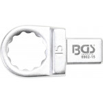 BGS Einsteck-Ringschlüssel | 15 mm | Aufnahme 9 x 12 mm