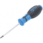 BGS Schraubendreher | T-Profil (für Torx) mit Bohrung T8 | Klingenlänge 80 mm