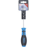 BGS Schraubendreher | T-Profil (für Torx) mit Bohrung T8 | Klingenlänge 80 mm