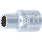 BGS Steckschlüssel-Einsatz Zwölfkant | Antrieb Innenvierkant 12,5 mm (1/2