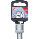 BGS Steckschlüssel-Einsatz Zwölfkant | Antrieb Innenvierkant 12,5 mm (1/2