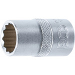 BGS Steckschlüssel-Einsatz Zwölfkant | Antrieb Innenvierkant 12,5 mm (1/2