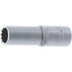 BGS Steckschlüssel-Einsatz Zwölfkant, tief | Antrieb Innenvierkant 12,5 mm (1/2