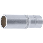 BGS Steckschlüssel-Einsatz Zwölfkant, tief | Antrieb Innenvierkant 12,5 mm (1/2