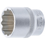 BGS Steckschlüssel-Einsatz Zwölfkant | Antrieb Innenvierkant 12,5 mm (1/2