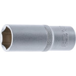 BGS Steckschlüssel-Einsatz Sechskant, tief | Antrieb Innenvierkant 12,5 mm (1/2