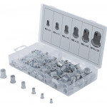 BGS Nietmuttern-Sortiment | Aluminium | 150-tlg.