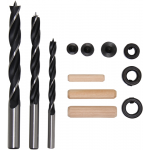 BGS Holzdübel-Bohrer-Satz | 6 - 10 mm | 43-tlg.
