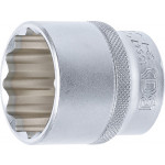 BGS Steckschlüssel-Einsatz Zwölfkant | Antrieb Innenvierkant 12,5 mm (1/2