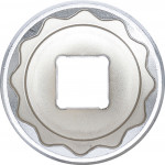 BGS Steckschlüssel-Einsatz Zwölfkant | Antrieb Innenvierkant 12,5 mm (1/2