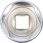 BGS Steckschlüssel-Einsatz Sechskant | Antrieb Innenvierkant 12,5 mm (1/2