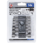 BGS Steckschlüssel-Bit-Satz | Antrieb Außensechskant 6,3 mm (1/4