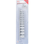 BGS Steckschlüssel-Einsatz-Satz Zwölfkant | Antrieb Innenvierkant 6,3 mm (1/4