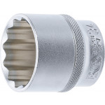 BGS Steckschlüssel-Einsatz Zwölfkant | Antrieb Innenvierkant 12,5 mm (1/2