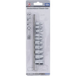 BGS Steckschlüssel-Einsatz-Satz E-Profil | Antrieb Innenvierkant 6,3 mm (1/4
