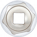 BGS Steckschlüssel-Einsatz Sechskant | Antrieb Innenvierkant 12,5 mm (1/2