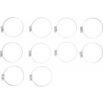 BGS Schlauchklemmen | rostfrei | 60 x 80 mm | 10-tlg.