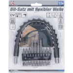 BGS Bit-Satz mit flexibler Welle | Antrieb Außensechskant 6,3 mm (1/4