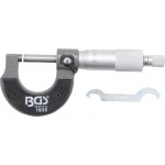 BGS Bügelmessschraube in Holzkassette | Genauigkeit 0,01 mm | 0 - 25 mm