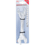 BGS Doppel-Maulschlüssel-Satz | extra flach | SW 6 - 23 mm | 7-tlg.