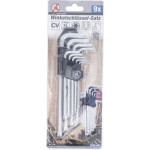 BGS Winkelschlüssel-Satz | lang | T-Profil (für Torx) T10 - T50 | 9-tlg.