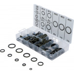 BGS Dichtring-Sortiment | Metall | mit Gummi-Dichtwulst | 150-tlg.