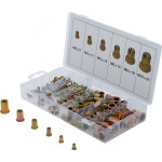 BGS Nietmuttern-Sortiment | verzinkter Stahl | 150-tlg.