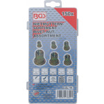BGS Nietmuttern-Sortiment | verzinkter Stahl | 150-tlg.