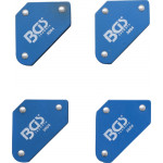 BGS Mini-Magnethalter-Satz | 45° - 90° - 135° | 4-tlg.