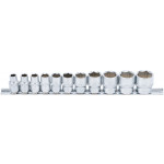 BGS Steckschlüssel-Einsatz-Satz, Sechskant | Antrieb Innenvierkant 10 mm (3/8