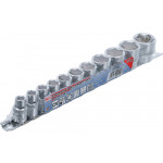 BGS Steckschlüssel-Einsatz-Satz, Sechskant | Antrieb Innenvierkant 10 mm (3/8